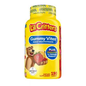 L'il Critters 孩童綜合維他命軟糖, 1罐, 190顆, 190顆