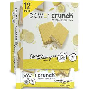 Power Crunch 蛋白能量棒 檸檬蛋白霜口味, 12件, 40g