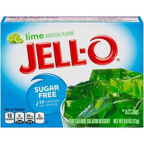 JELL-O 果凍粉 檸檬味 無糖, 17g, 1盒