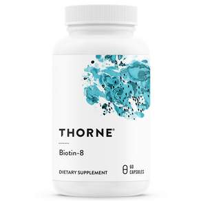 Thorne 生物素素食膠囊, 1個, 60粒