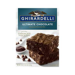 GHIRARDELLI 鷹牌 巧克力布朗尼預拌粉, 1盒, 538g