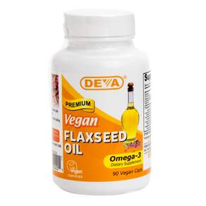 DEVA 亞麻籽油Omega-3膠囊, 1罐, 90顆