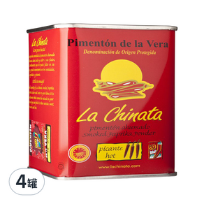 La Chinata 西班牙煙燻紅椒粉 辣, 70g, 4罐