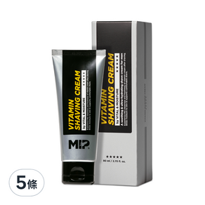 MINAM PROJECT MIP 維他命刮鬍膏, 80ml, 5條