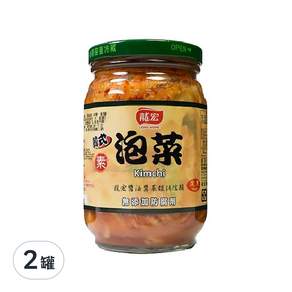 龍宏 韓式泡菜, 380g, 2罐