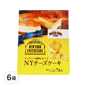 FUJIYA 不二家 職人紐約起司蛋糕 7個, 67.2g, 6袋