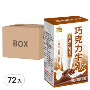 義美 巧克力牛乳, 125ml, 72入