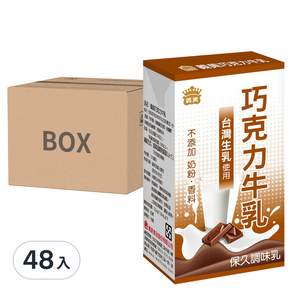 義美 巧克力牛乳, 125ml, 48入