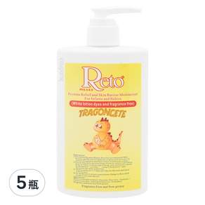 Reto 嬰幼兒原型燕麥膠體身體乳液 白乳, 250ml, 5瓶