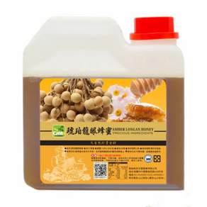 彩花蜜 台灣琥珀龍眼蜂蜜, 1.2kg, 1桶