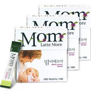 Mom Latte More 哺乳茶隨身包 30入, 3盒, 168g