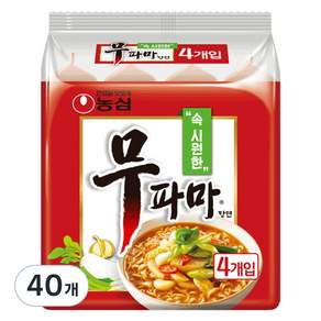 Nongshim 農心 蘿蔔蔥蒜湯麵, 40包