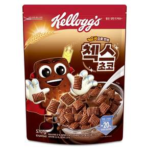 Kellogg'S Chex Choco 五穀雜糧巧克力麥片, 570g, 1包