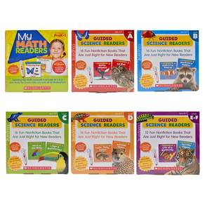 SCHOLASTIC Guided Science Reader's Set + My Math Reader's Set