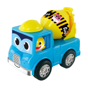 pinkfong 碰碰狐 迷你工程車系列玩具, 攪拌車, 1組