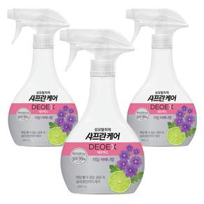 Saffron Care Deoex衣物除臭劑 萊姆馬鞭草, 3個, 500ml