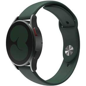 SINJIMORU Galaxy Watch矽膠錶帶, 深綠色