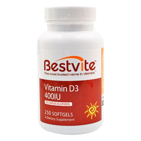 Bestvite 維他命 D3 膠囊, 250顆, 1罐