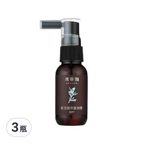 GRANGE 璞草園 賦活頭皮調理露, 35ml, 3瓶