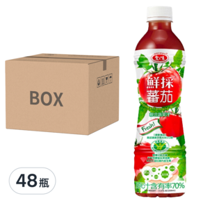 愛之味 鮮採蕃茄綜合蔬菜汁 SFN升級配方, 530ml, 48瓶