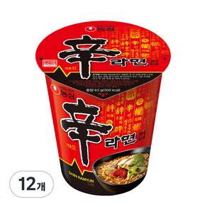 NONGSHIM 農心 辛拉麵 農心杯 65g, 12個