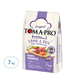 TOMA-PRO 優格 幼犬 聰明成長配方 全系列添加藜麥, 羊肉+米, 7kg, 1袋