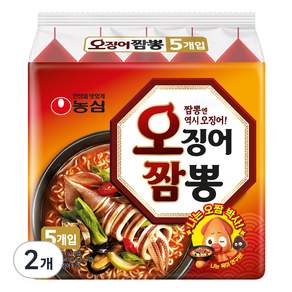 Nongshim 農心 魷魚海鮮湯麵 韓國境內版, 10包