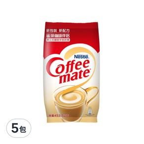 NESCAFE 雀巢咖啡 原三花咖啡伴侶, 453.7g, 5包