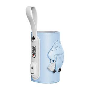 AGAFURA 2代便攜式溫奶器, 1入, 嬰兒奶瓶加熱器（藍色）
