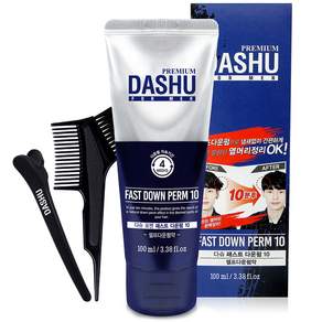 DASHU 男士快速燙髮霜 100ml+梳子+夾子+手套+燙髮紙, 100ml, 1組