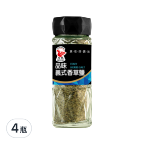 飛馬 品味義式香草鹽, 40g, 4瓶