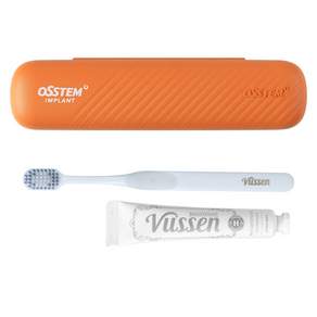 Osstem 旅行便攜牙刷套組 Beausen H 亮白牙膏 40g+牙刷套組, 1套