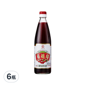 工研 蔓越莓健康酢, 590ml, 6瓶