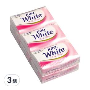 Kao 花王 White 香皂 清新花香 6入, 780g, 3組