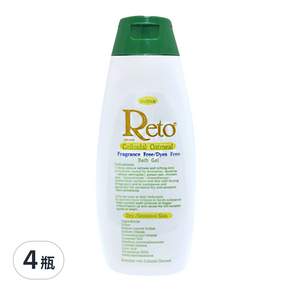 Reto 綠原型燕麥膠體浴液 無色素香精, 500ml, 4瓶