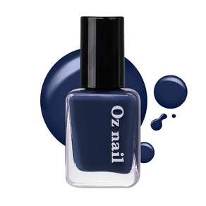 Oz nail Shine Mood指甲油, 8ml, 27. 靛藍色, 1個