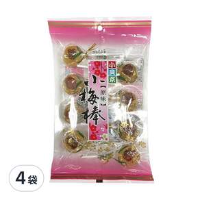 小貝京 原味小梅棒 8入, 112g, 4袋