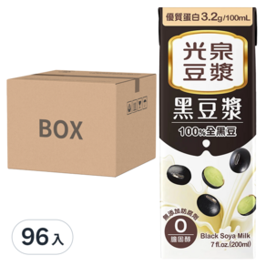 光泉 黑豆漿, 200ml, 96入