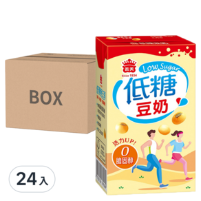 義美 低糖豆奶, 250ml, 24入