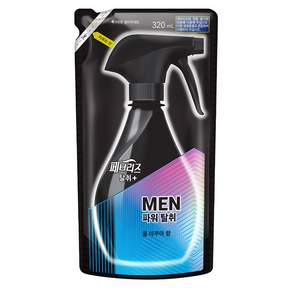 Febreze 風倍清 MEN Deodorant Power Fiber 除臭劑, 320ml, 1個, Cool Aqua Scent