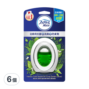 febreze 風倍清 浴廁用抗菌消臭防臭劑 薄荷綠香, 6ml, 6個