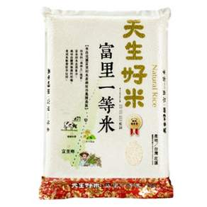 天生好米 富里一等米, 3kg, 1包