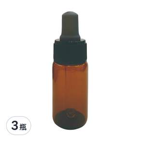 台灣 COSMOS 滴管瓶 15ml, 棕色/透明色 顏色隨機, 3個