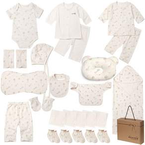 withorganic Baby Rabbit Year Summer Moon Rabbit 高級嬰兒禮品套裝 25 件