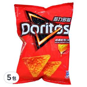 Doritos 多力多滋 玉米片 超濃起司, 84g, 5包