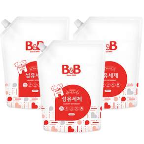 B&B 衣物洗衣精補充包 1500ml, 1.5L, 3入