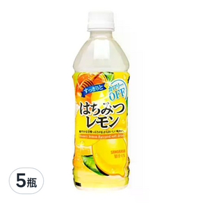 SANGARIA 低卡蜂蜜檸檬飲, 500ml, 5瓶