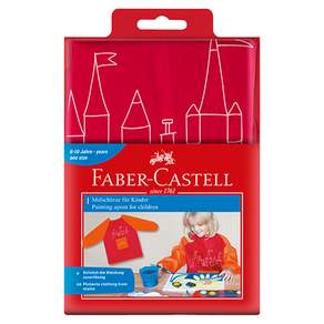 FABER-CASTELL 輝柏 兒童畫畫衣, 紅色