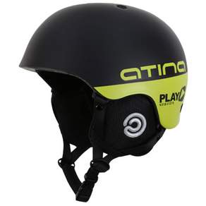 aTIna 高級滑板安全帽 ATH-P801, 黑色 + 石灰