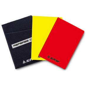 明星體育裁判卡套組 SA210, 黃色, 紅色, 1套